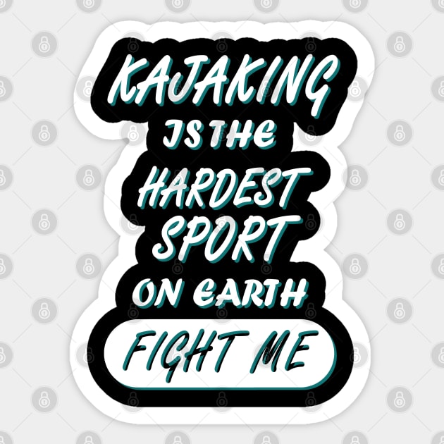 Kayak Rowing Boat Paddle Boat Paddle Sport Sticker by FindYourFavouriteDesign